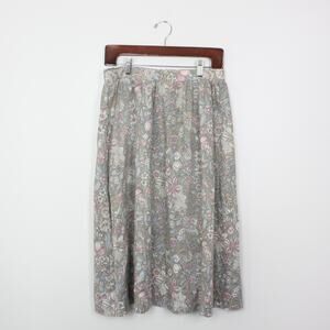Vintage Beeline Fashions Skirt Women's Size 18 Union Made Spring Floral Midi